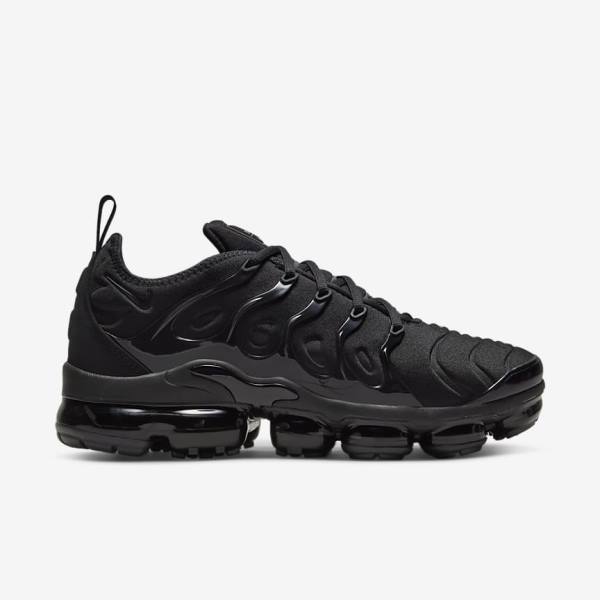 Zapatillas Nike Air VaporMax Plus Hombre Negras Gris Oscuro | NK167SLV