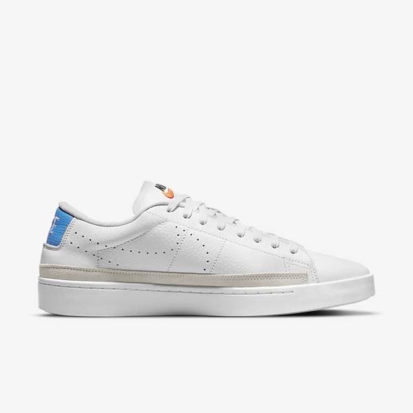 Zapatillas Nike Blazer Low X Hombre Blancas Azules Claro Blancas | NK687MDK