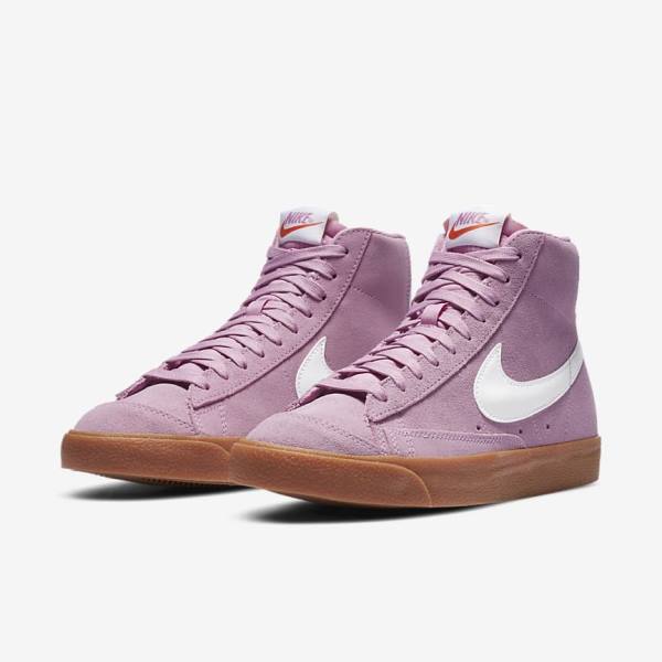 Zapatillas Nike Blazer Mid 77 Mujer Rosas Marrones Naranjas Blancas | NK839SPB