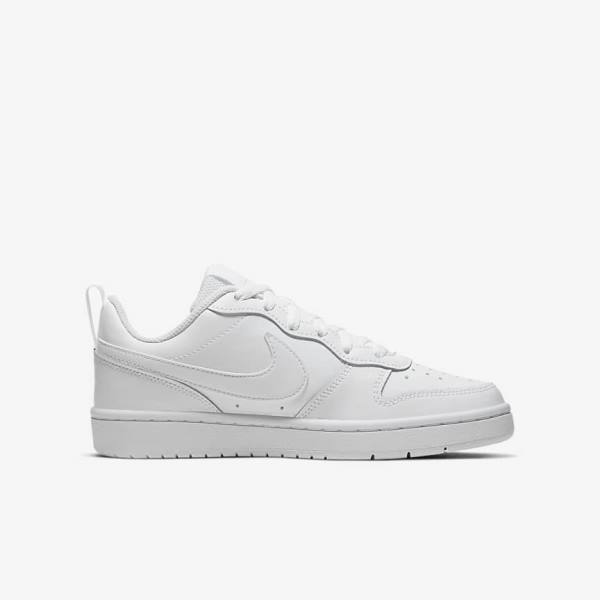 Zapatillas Nike Court Borough Low 2 Older Niños Blancas | NK857ZPN