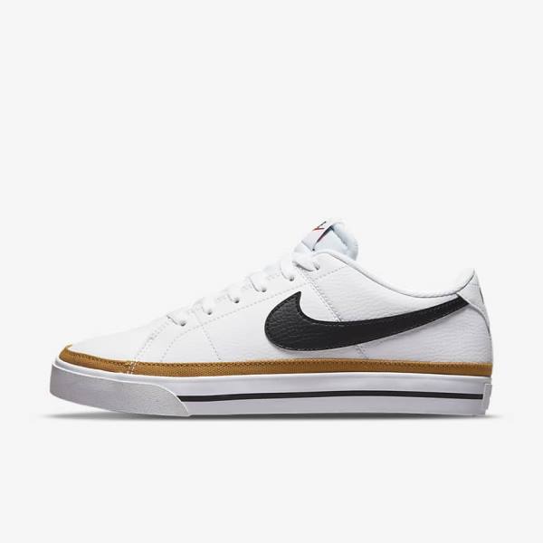 Zapatillas Nike Court Legacy Next Nature Mujer Blancas Naranjas Negras | NK851FRE