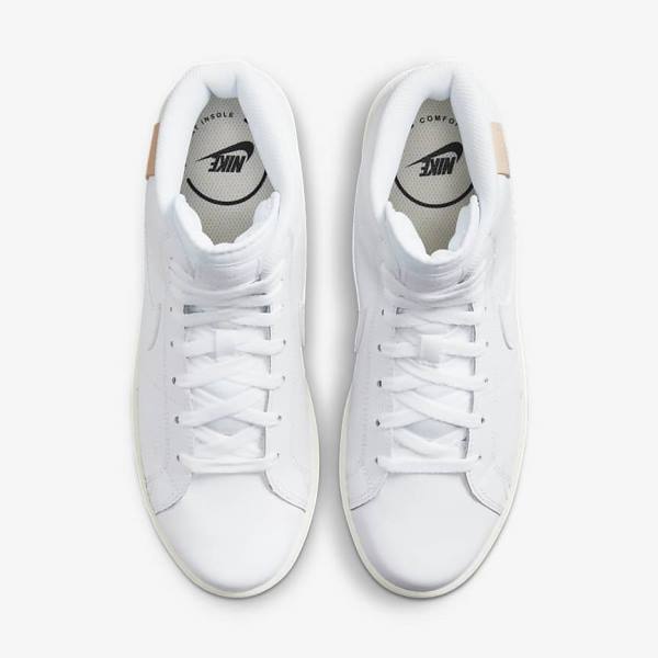 Zapatillas Nike Court Royale 2 Mid Mujer Blancas | NK978LYH