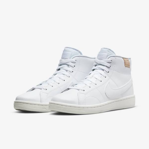 Zapatillas Nike Court Royale 2 Mid Mujer Blancas | NK978LYH