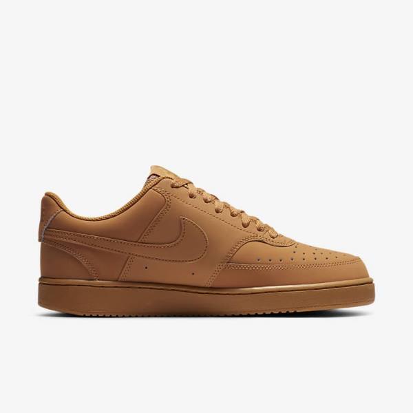 Zapatillas Nike Court Vision Low Hombre Marrones | NK912TJW