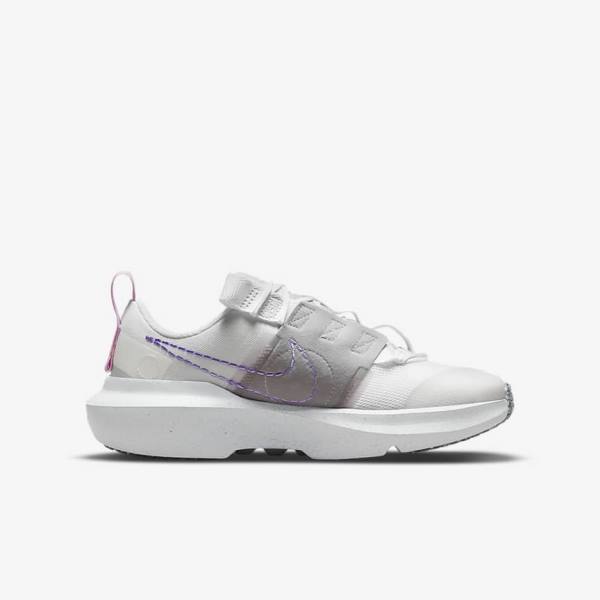 Zapatillas Nike Crater Impact Older Niños Blancas Gris Rosas Moradas | NK934YHN