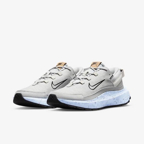 Zapatillas Nike Crater Remixa Hombre Gris Azules Beige Claro Negras | NK640RHS