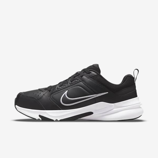 Zapatillas Nike Defy All Day (Extra Anchos) Hombre Negras Blancas | NK201URB