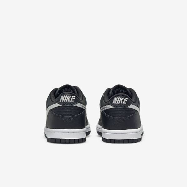 Zapatillas Nike Dunk Low Older Niños Negras Gris Blancas | NK810LVA