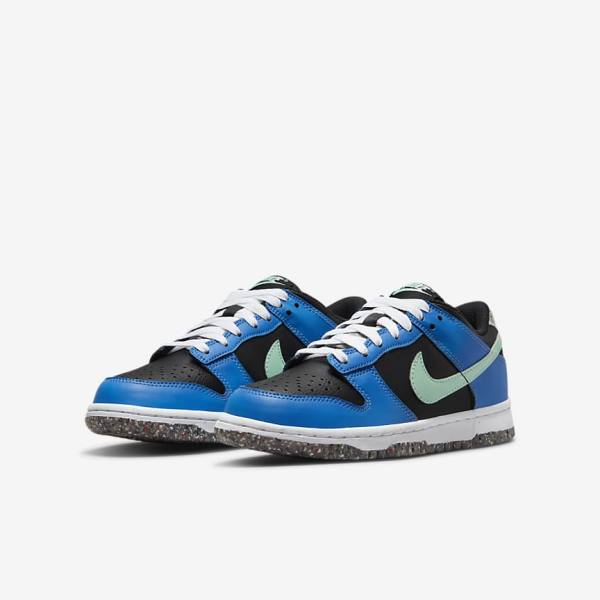 Zapatillas Nike Dunk Low SE Older Niños Negras Azules Claro Rosas Verde Menta | NK731EIR