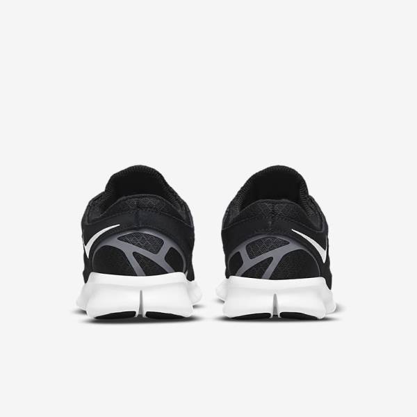 Zapatillas Nike Free Run 2 Mujer Negras Gris Oscuro Blancas | NK597WPC