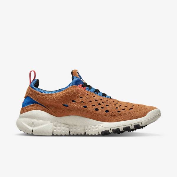 Zapatillas Nike Free Run Trail Hombre Azules Creme Claro Rojas | NK281MXW