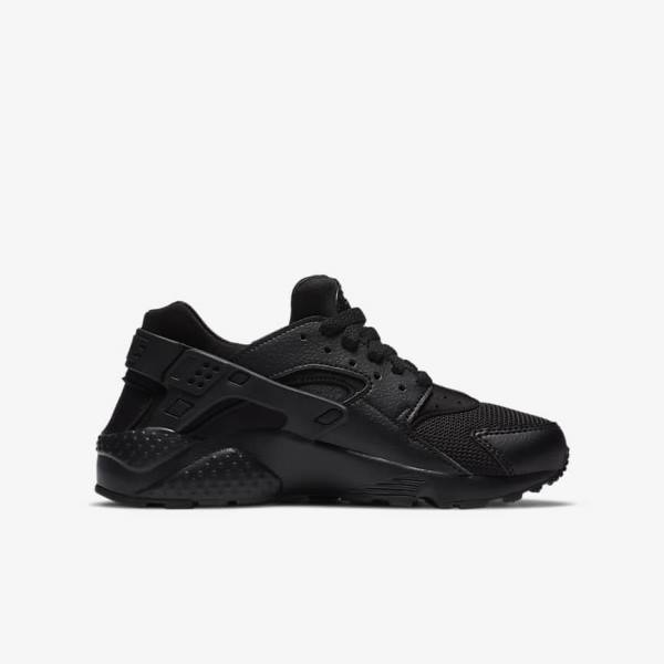 Zapatillas Nike Huarache Run Older Niños Negras | NK421RCT