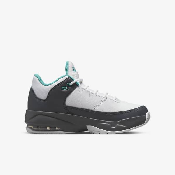 Zapatillas Nike Jordan Max Aura 3 Older Niños Blancas Gris Turquesa | NK748XRA