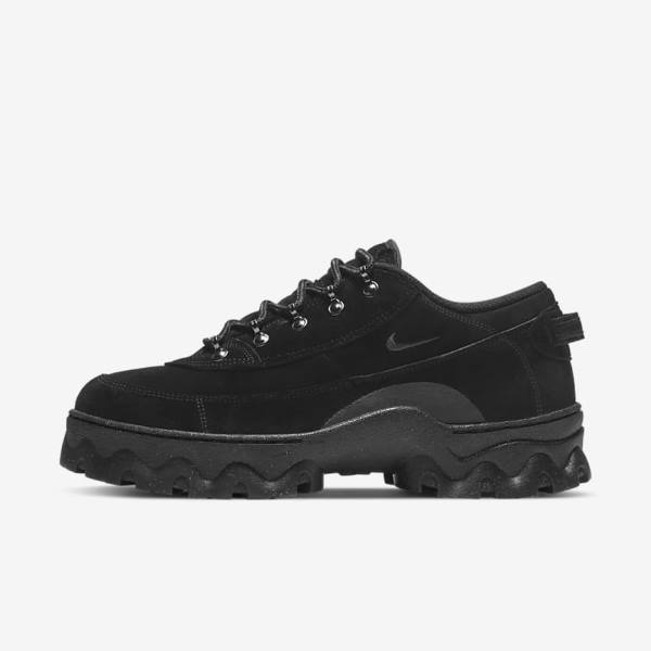 Zapatillas Nike Lahar Low Mujer Negras Naranjas Negras Gris Oscuro | NK417GRO