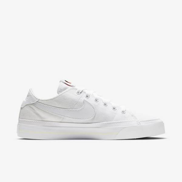 Zapatillas Nike NikeCourt Legacy Lona Mujer Blancas | NK724DGQ