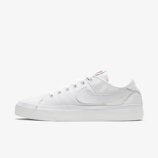 Zapatillas Nike NikeCourt Legacy Lona Mujer Blancas | NK724DGQ