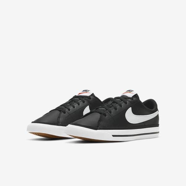 Zapatillas Nike NikeCourt Legacy Older Niños Negras Marrones Claro Blancas | NK034BJS