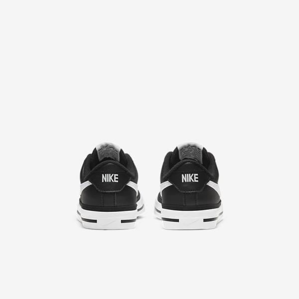 Zapatillas Nike NikeCourt Legacy Older Niños Negras Marrones Claro Blancas | NK034BJS