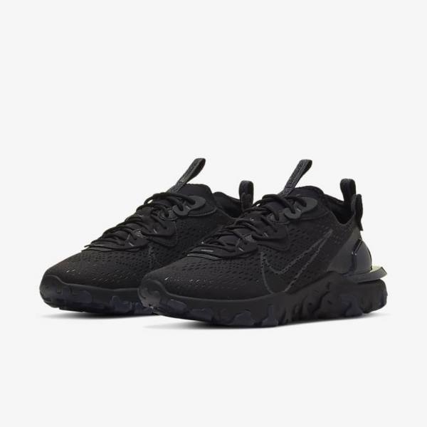 Zapatillas Nike React Vision Hombre Negras Gris Oscuro | NK043OVU