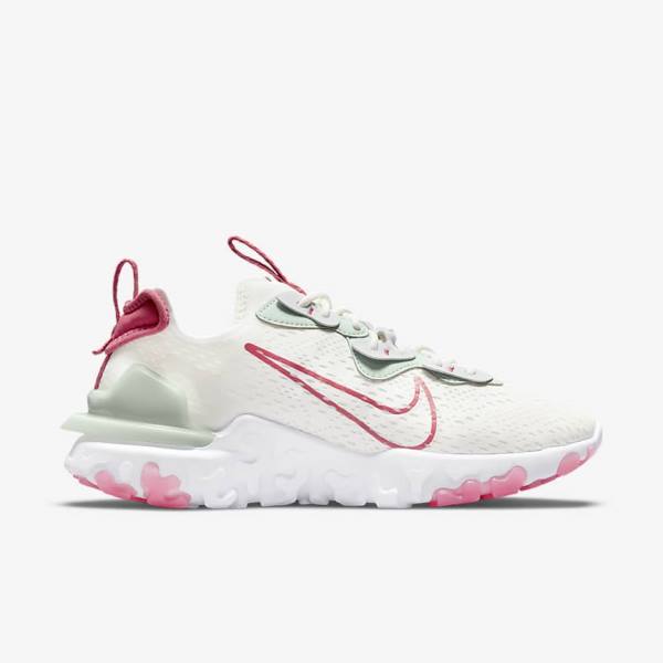 Zapatillas Nike React Vision Mujer Plateadas Rosas | NK870WAQ