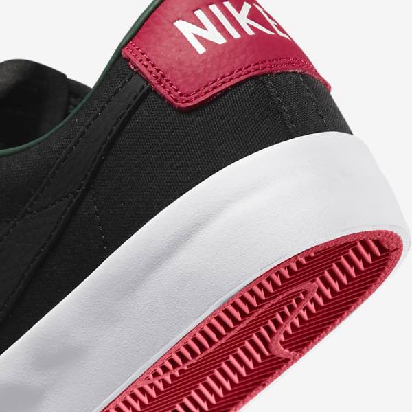 Zapatillas Nike SB Zoom Blazer Low Pro GT Premium Mujer Negras Rojas Negras | NK067ABM