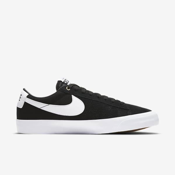 Zapatillas Nike SB Zoom Blazer Low Pro GT Mujer Negras Marrones Claro Blancas | NK841MGU