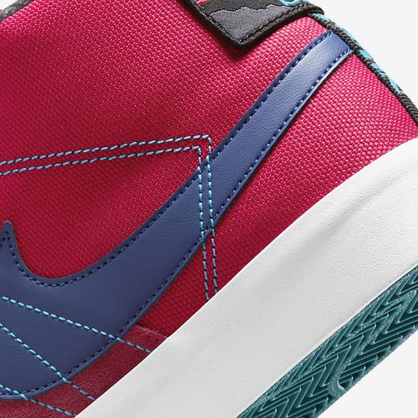 Zapatillas Nike SB Zoom Blazer Mid Premium Mujer Rosas Azules Azul Real Azules | NK802XTU