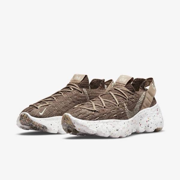 Zapatillas Nike Space Hippie 04 Mujer Marrones Blancas | NK863TAE