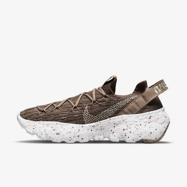 Zapatillas Nike Space Hippie 04 Mujer Marrones Blancas | NK863TAE