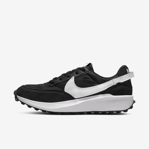 Zapatillas Nike Waffle Debut Mujer Negras Naranjas Blancas | NK657AOL