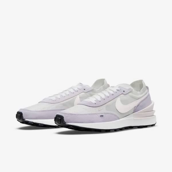 Zapatillas Nike Waffle One Mujer Blancas Rosas Claro | NK519WOX