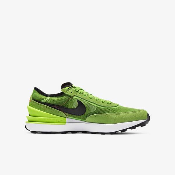 Zapatillas Nike Waffle One Older Niños Verde Rojas Negras | NK716VTP