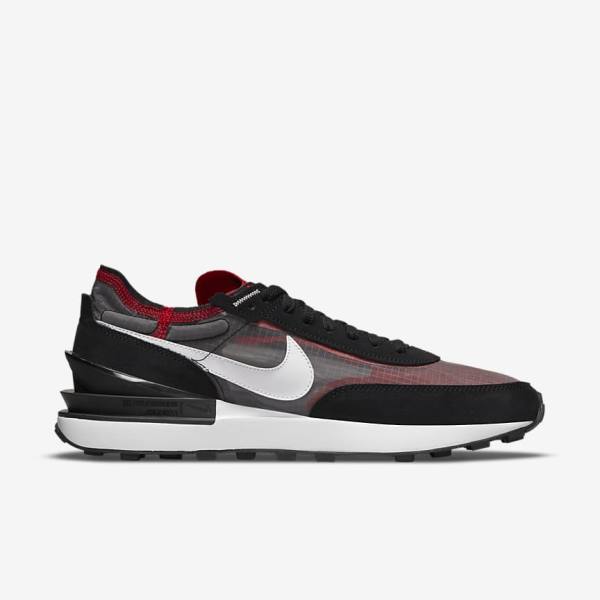 Zapatillas Nike Waffle One SE Hombre Negras Rojas Blancas | NK870NOZ