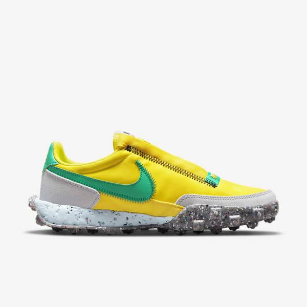 Zapatillas Nike Waffle Racer Crater Mujer Amarillo Azules Verde | NK152UEI