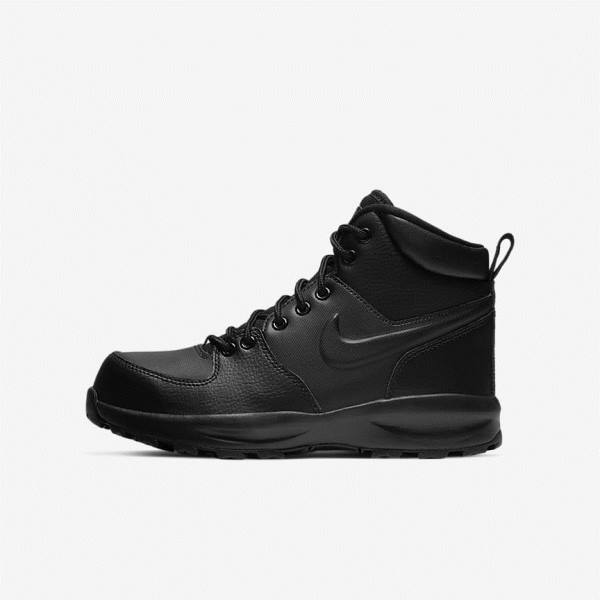 Zapatillas Para Caminar Nike Manoa LTR Older Boot Niños Negras | NK276BUK