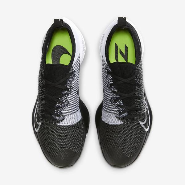 Zapatillas Running Nike Air Zoom Tempo NEXT% Carretera Hombre Negras Blancas | NK781MHB