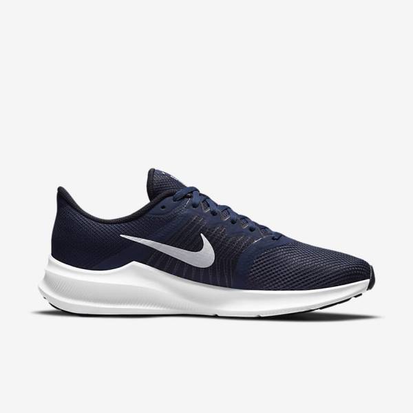 Zapatillas Running Nike Downshifter 11 Carretera Hombre Azul Marino Obsidian Oscuro Blancas | NK024TYQ