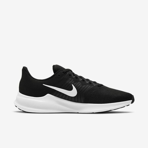 Zapatillas Running Nike Downshifter 11 Carretera Hombre Negras Gris Oscuro Blancas | NK658EOW