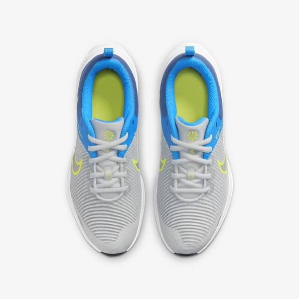 Zapatillas Running Nike Downshifter 12 Older Carretera Niños Gris Azules Gris Azul Marino Gris | NK319KLS