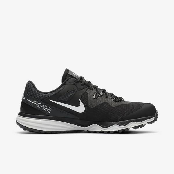 Zapatillas Running Nike Juniper Trail Trail Mujer Negras Gris Oscuro Blancas | NK872XGS