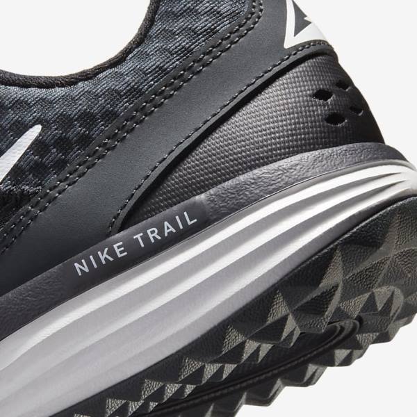 Zapatillas Running Nike Juniper Trail Trail Mujer Negras Gris Oscuro Blancas | NK872XGS