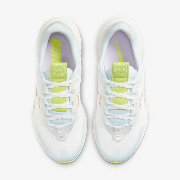 Zapatillas Running Nike React Escape Run Carretera Mujer Blancas Verde Multicolor | NK578EPW