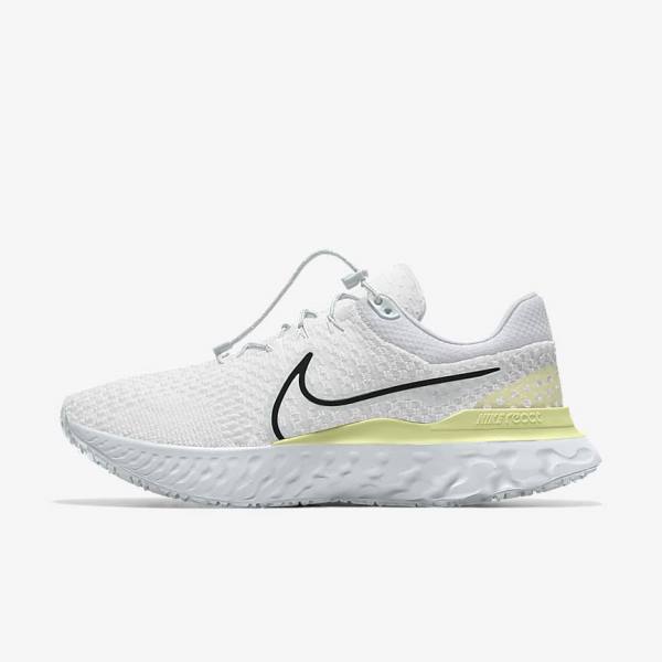 Zapatillas Running Nike React Infinity Run 3 By You Custom Carretera Hombre Blancas | NK327RWF