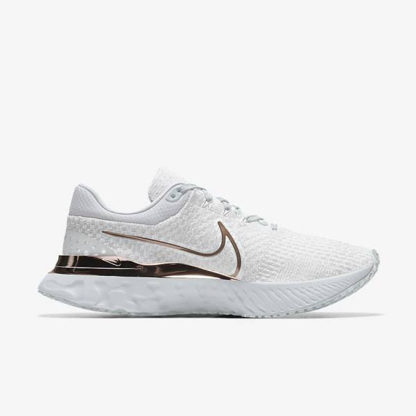 Zapatillas Running Nike React Infinity Run 3 By You Custom Carretera Mujer Blancas | NK539QZD