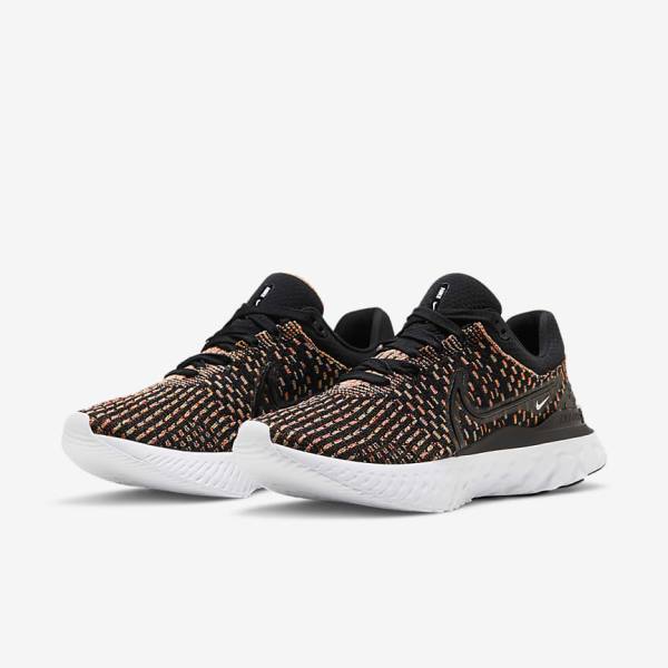 Zapatillas Running Nike React Infinity Run Flyknit 3 Carretera Mujer Negras Azules Rosas Blancas | NK562FGQ