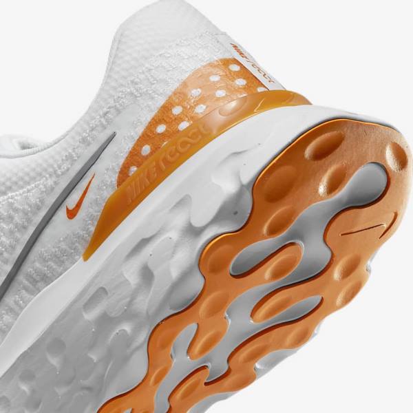 Zapatillas Running Nike React Infinity Run Flyknit 3 Carretera Hombre Blancas Gris | NK564ZNT