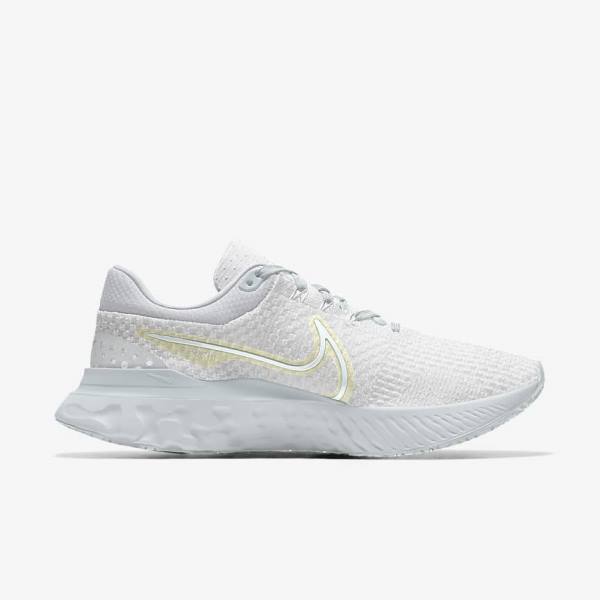 Zapatillas Running Nike React Infinity Run 3 By You Custom Carretera Mujer Blancas | NK918THP