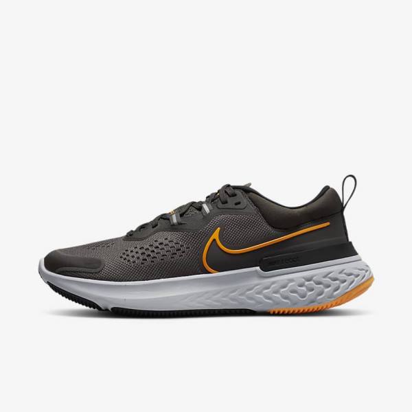 Zapatillas Running Nike React Miler 2 Carretera Hombre Gris Negras Gris | NK258NGY