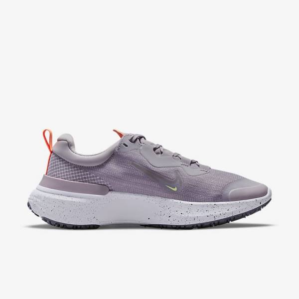 Zapatillas Running Nike React Miler 2 Shield Weatherised Carretera Mujer Gris Naranjas Moradas | NK925HMZ