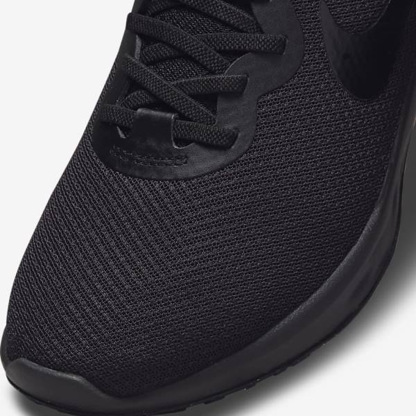 Zapatillas Running Nike Revolution 6 FlyEase Next Nature Easy On-Off Carretera Hombre Negras Gris Oscuro | NK952MZH